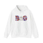 Cute Floral Boo w/Ghost Heavy Blend™ Hooded Sweatshirt