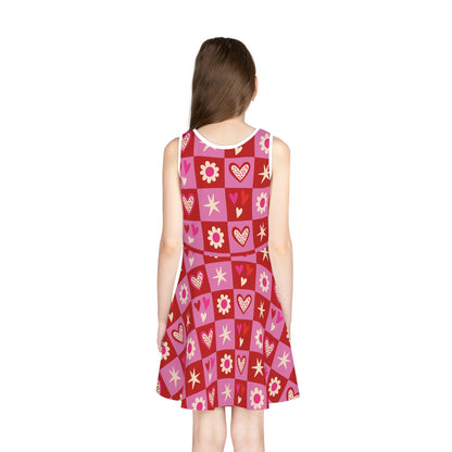 Valentine Toss Girls' Sleeveless Sundress