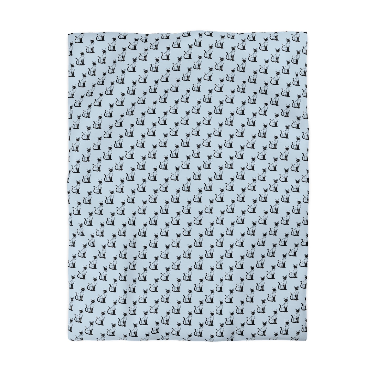 Siamese Charm – Ocean Breeze Microfiber Duvet Cover