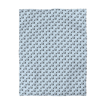 Siamese Charm – Ocean Breeze Microfiber Duvet Cover