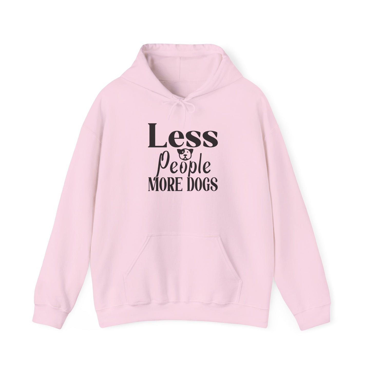 Less People More Dogs Heavy Blend™ Hooded Sweatshirt