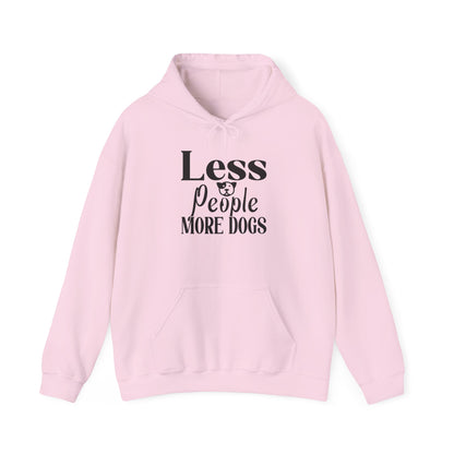 Less People More Dogs Heavy Blend™ Hooded Sweatshirt