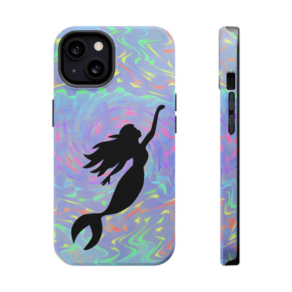 Mermaid Silhouette MagSafe® Compatible Tough Case for iPhone