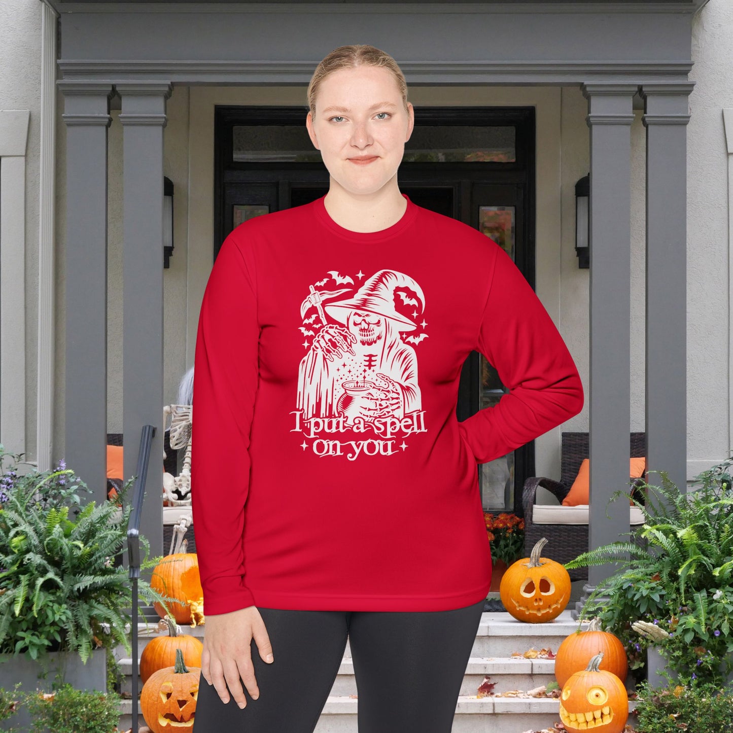 I Put A Spell On You Adult Long Sleeve Tee
