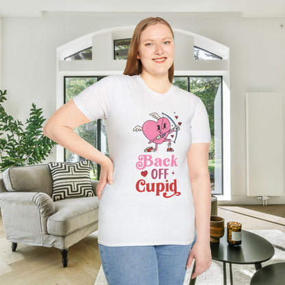 Back Off Cupid Adult Unisex Tshirt