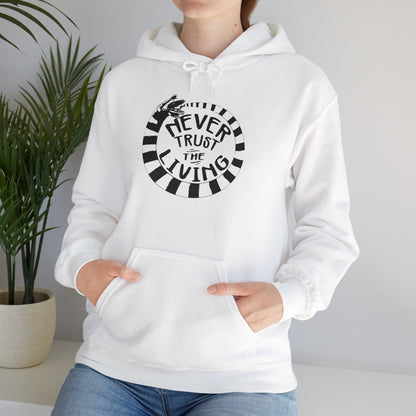 BeetleJuice Never Trust The Living Heavy Blend™ Hooded Sweatshirt