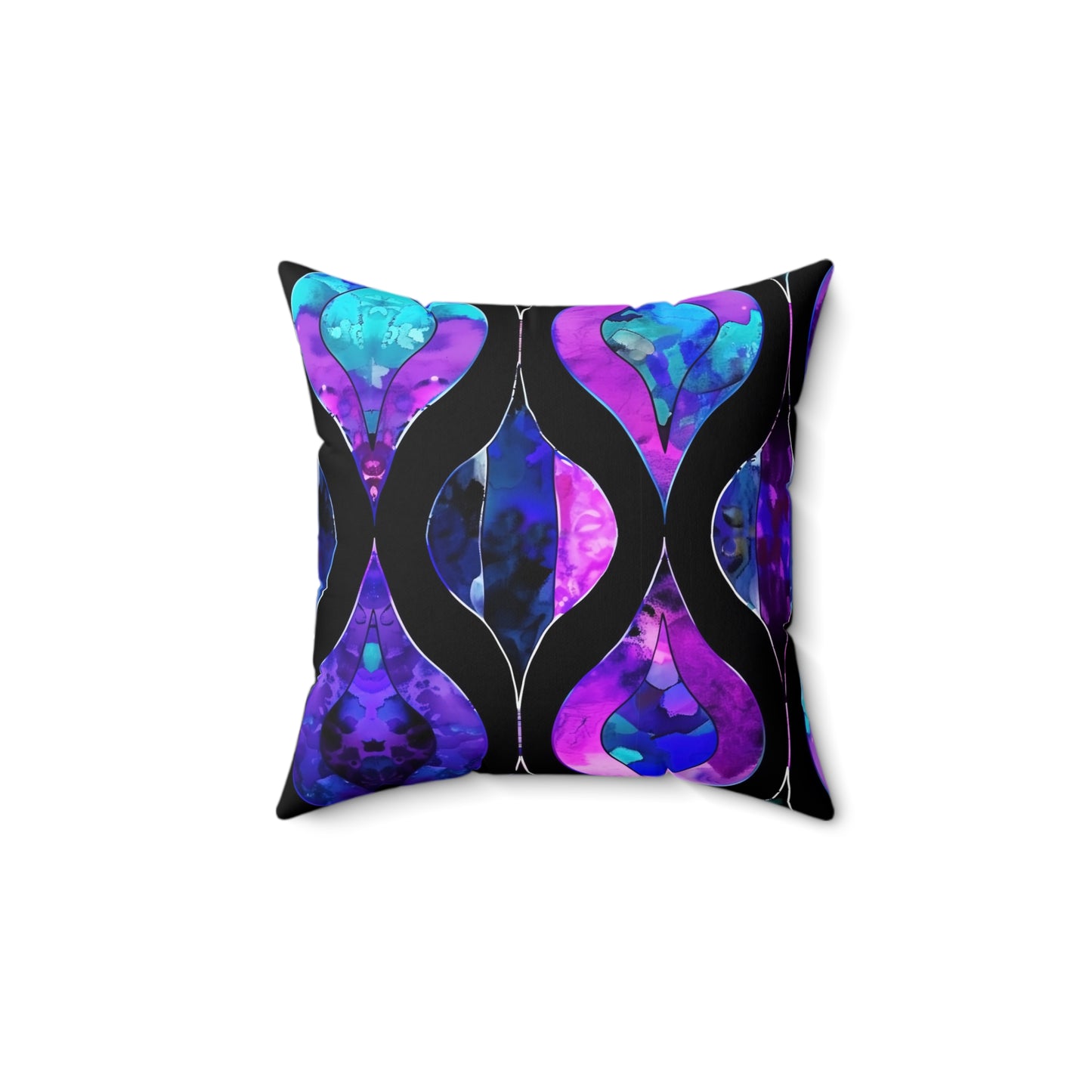 Midnight Cathedral Throw Pillow