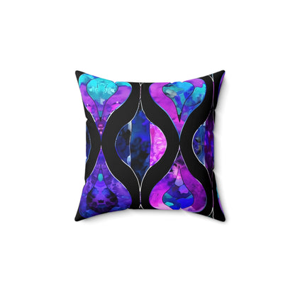 Midnight Cathedral Throw Pillow
