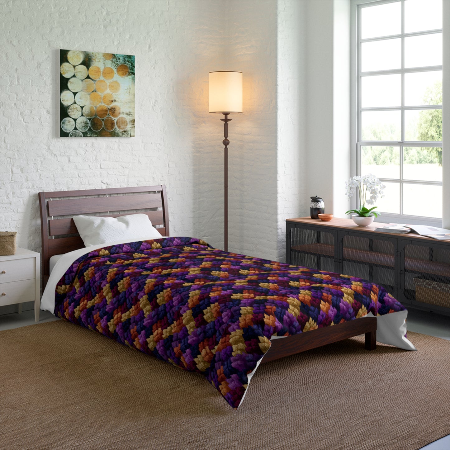 Velour Garden Comforter