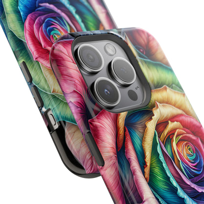 Colorful Rose MagSafe® Compatible Tough Case for iPhone