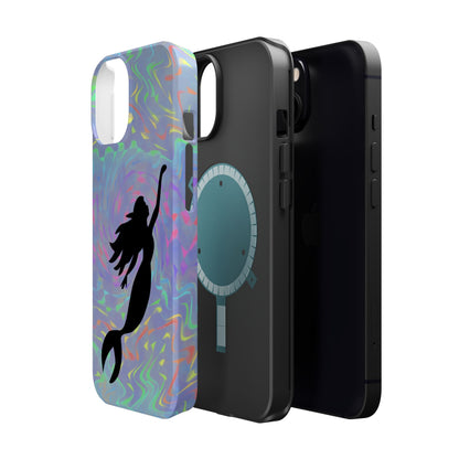 Mermaid Silhouette MagSafe® Compatible Tough Case for iPhone