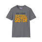 Loud & Proud Softball Sister Adult T-shirt