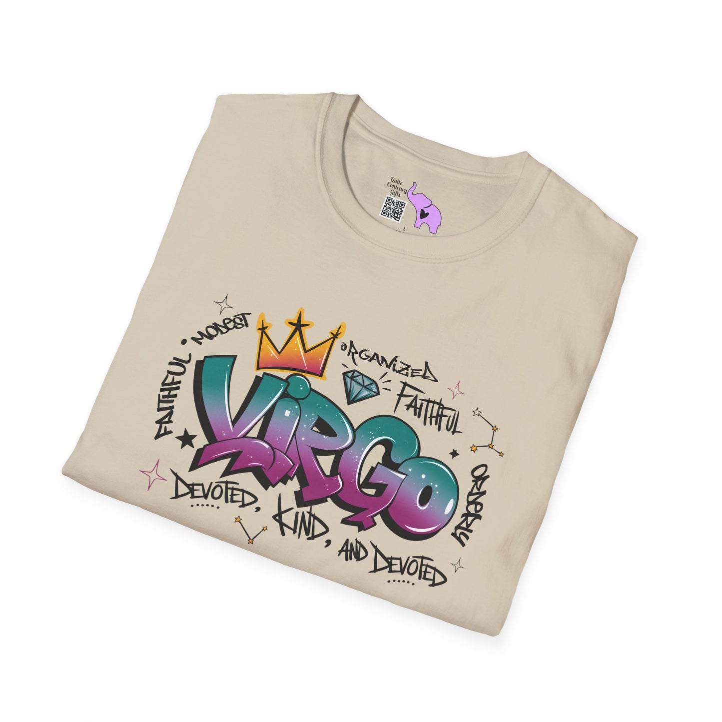Virgo Street Art Adult T-shirt
