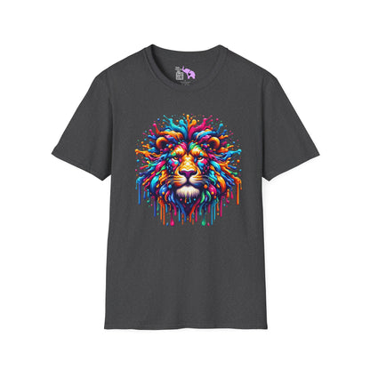 Colorful Lion Adult T-shirt