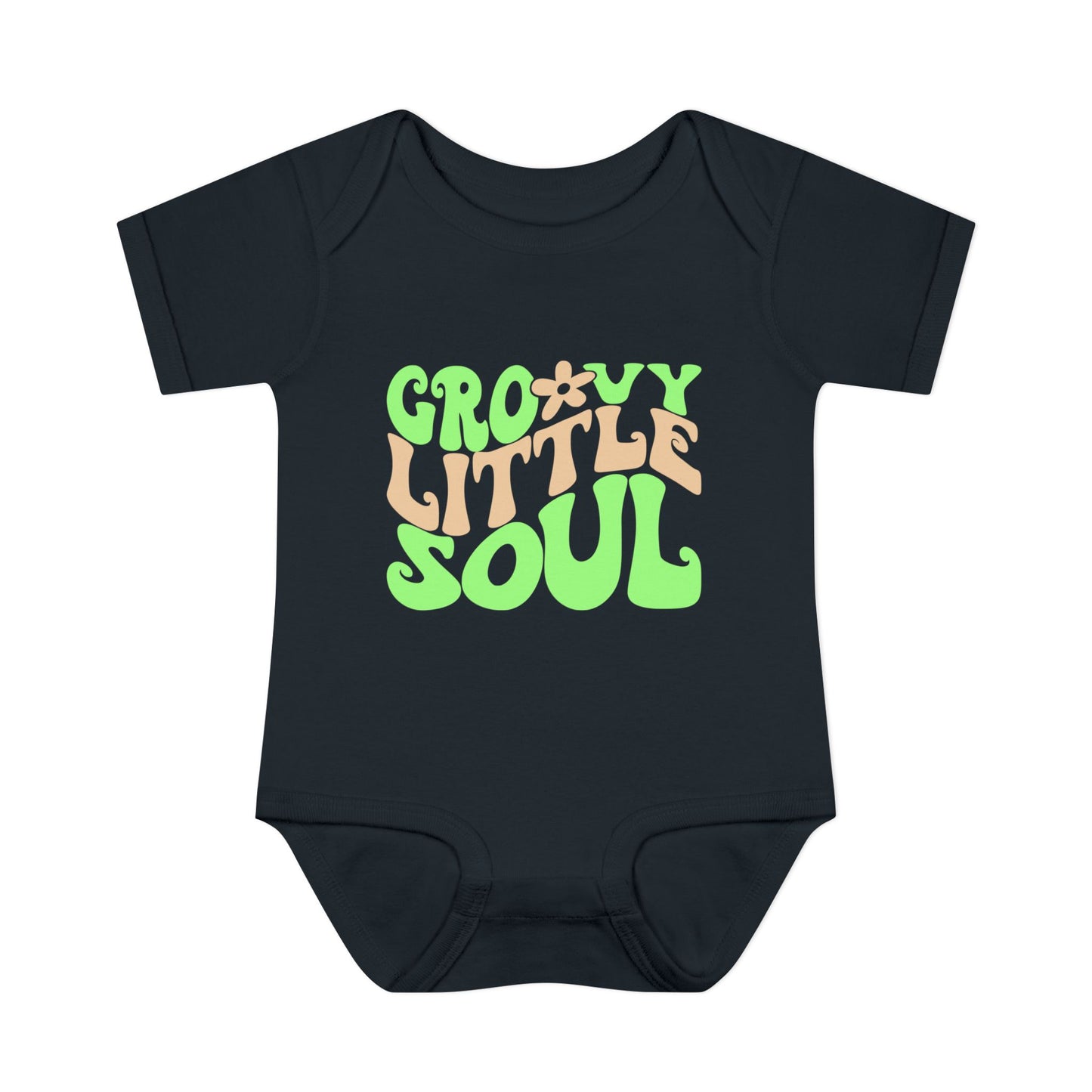 Groovy Little Soul Infant Baby Rib Bodysuit