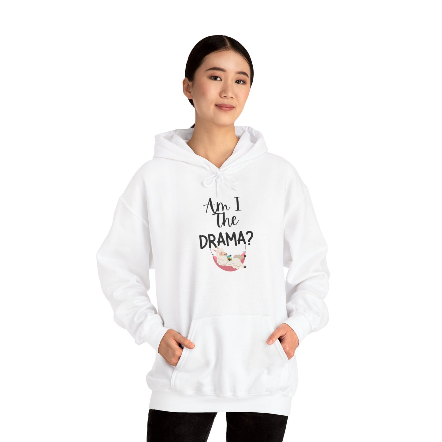 Am I The Drama (Lama) Heavy Blend™ Hooded Sweatshirt