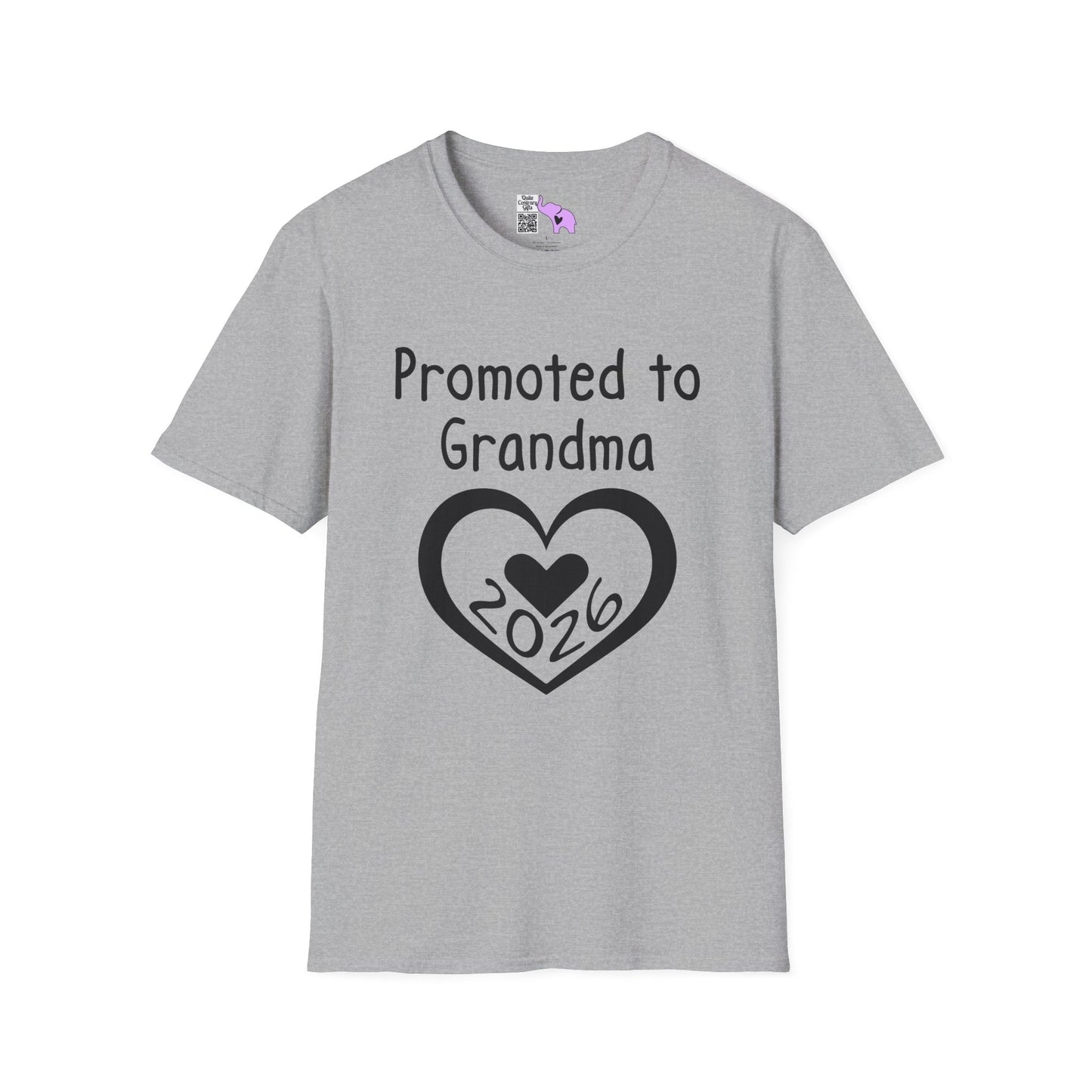 Promoted To Grandma 2026 Adult T-shirt