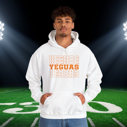 Yeguas (Stacked) Adult Heavy Blend™ Hooded Sweatshirt