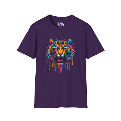 Colorful Tiger Adult T-shirt