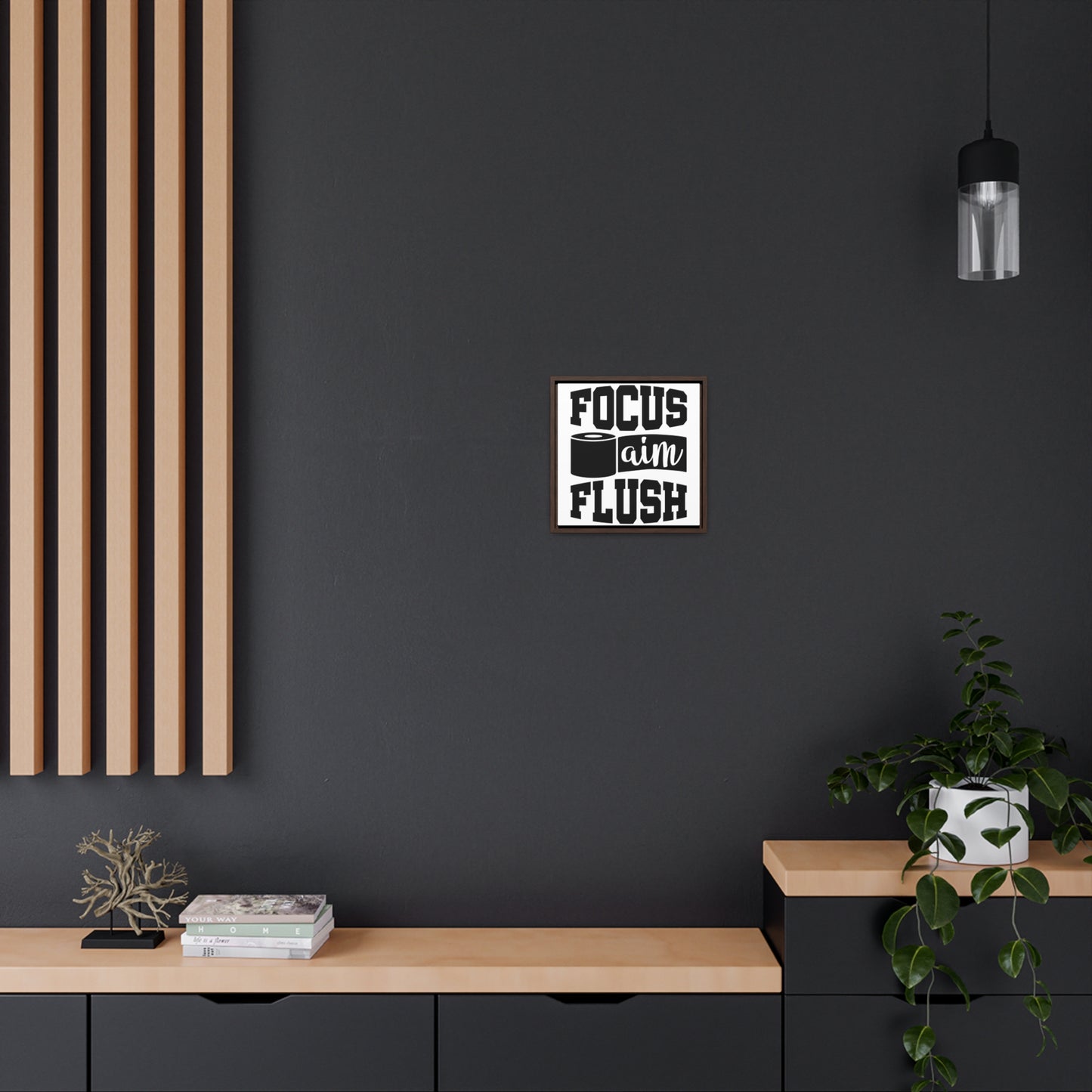 Focus, Aim, Flush Canvas Wraps, Square Frame