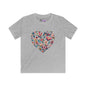 Floral Heart Youth Softstyle Tee