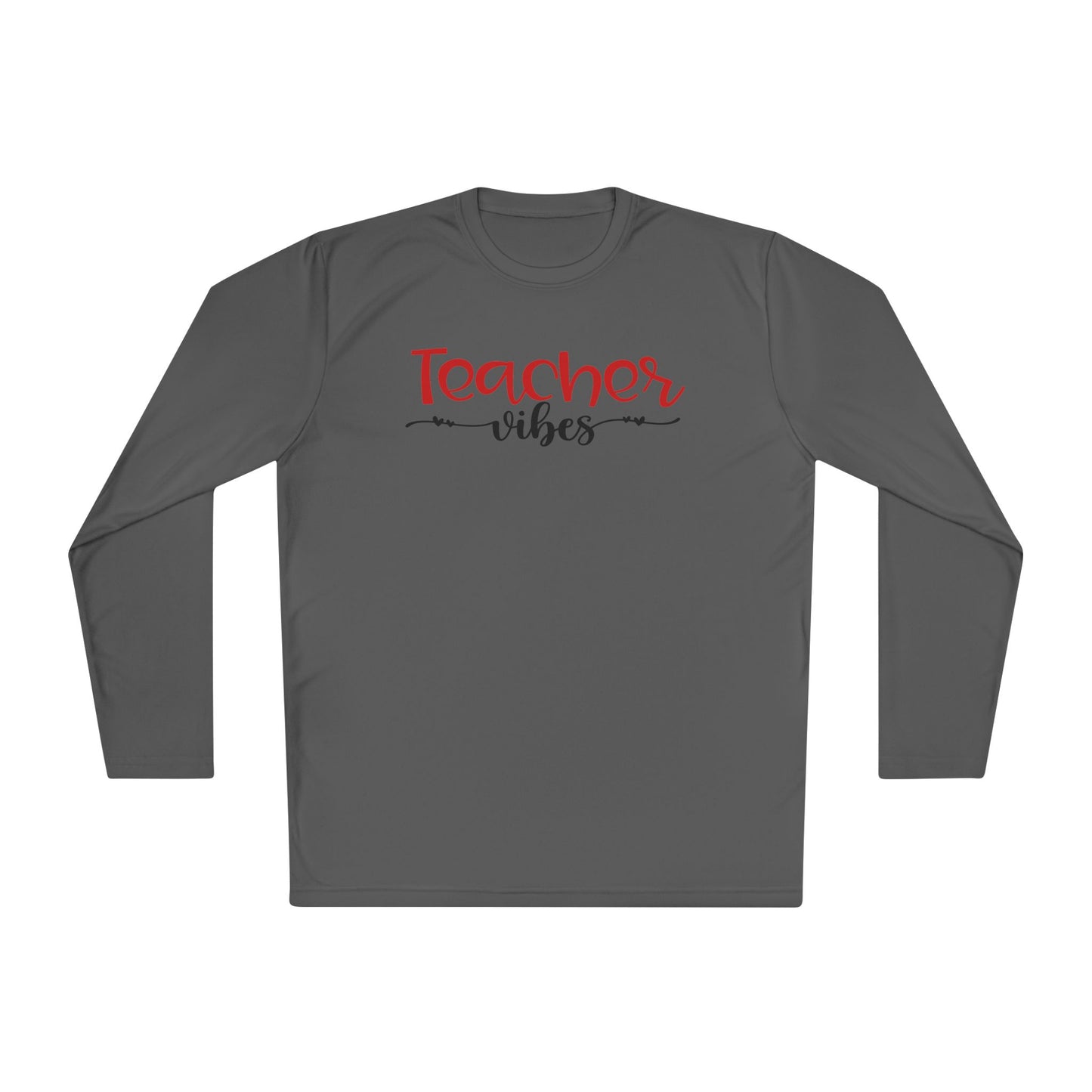 Teacher Vibes Adult Long Sleeve Tee