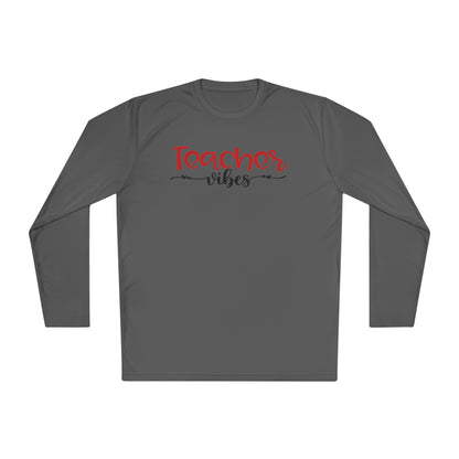Teacher Vibes Adult Long Sleeve Tee