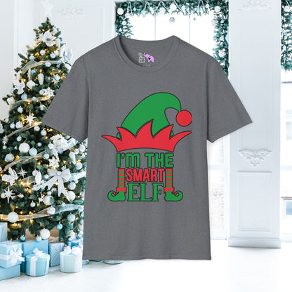 I'm The Smart Elf Adult T-shirt (Custom Name Available!)