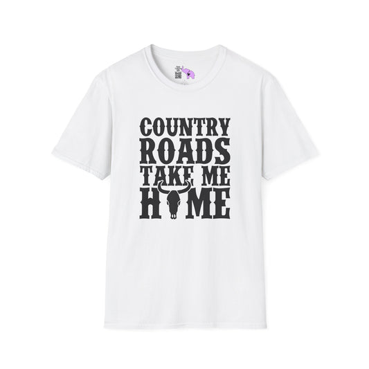 Country Roads Take Me Home Adult T-shirt