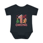 My First Christmas (Gingerbread Man) Infant Baby Rib Bodysuit