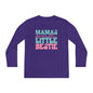 Mama's Dramatic Little Bestie Youth Long Sleeve Tee