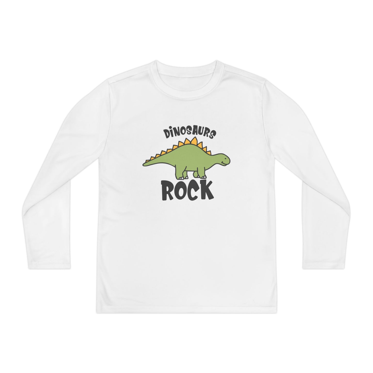 Dinosaurs Rock Youth Long Sleeve Tee