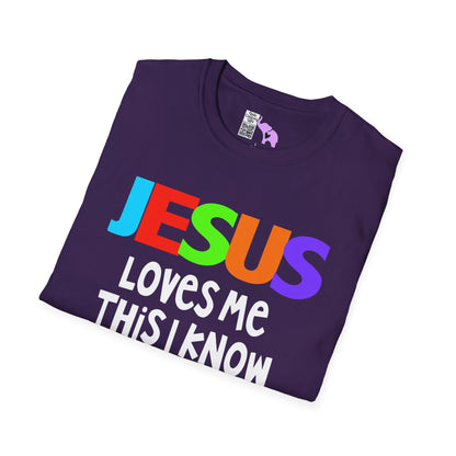Jesus Loves Me This I Know 2 Adult T-shirt