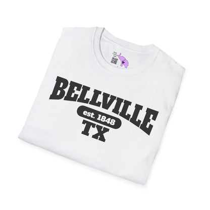 Bellville Tx Est. 1848 Adult T-shirt