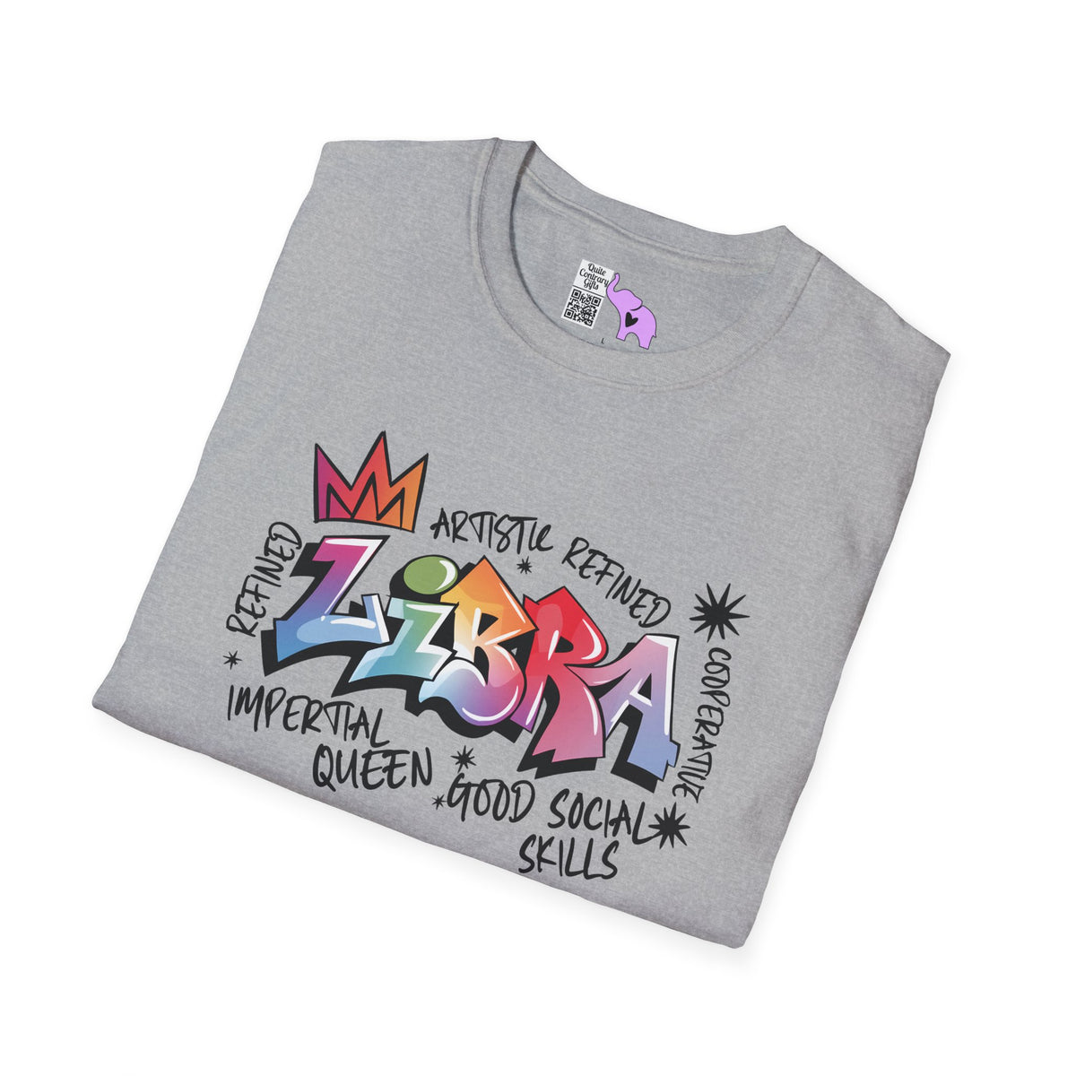 Libra Street Art Adult T-shirt