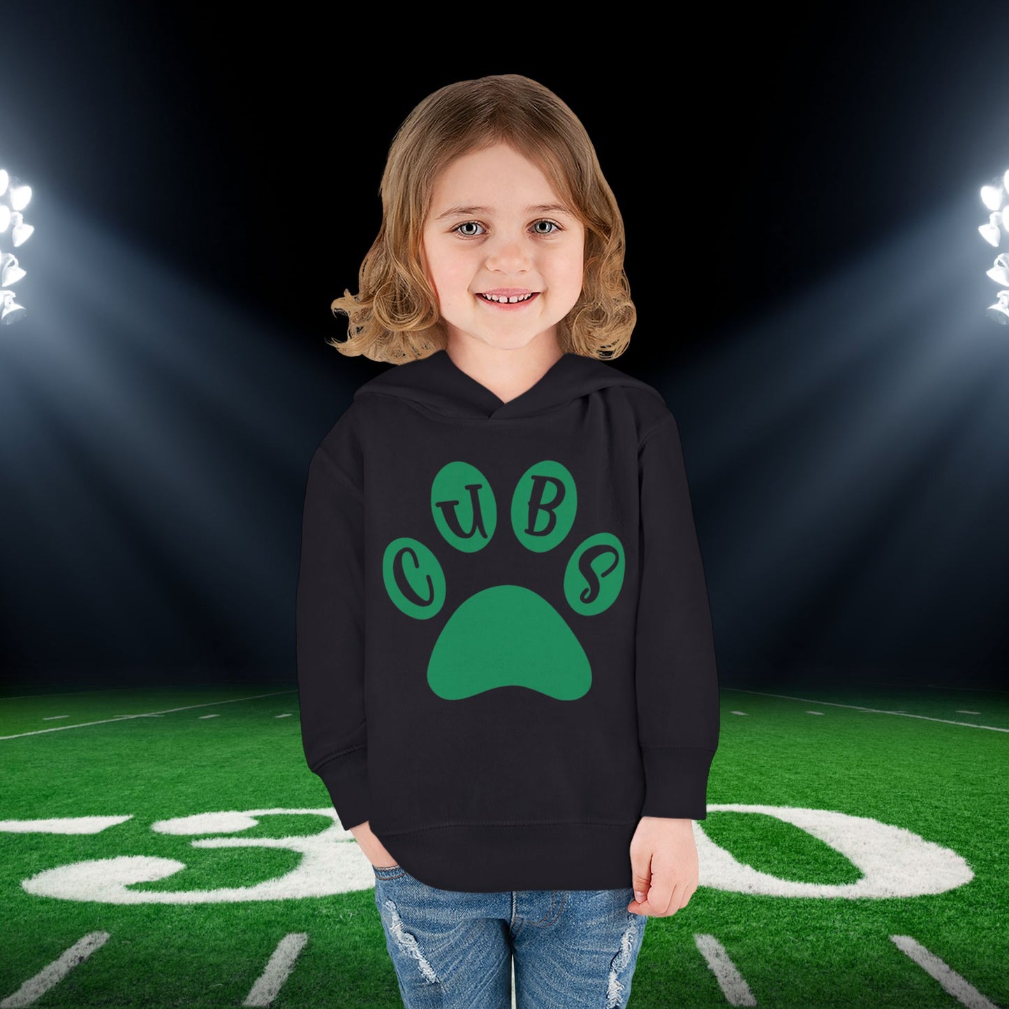 Brenham Cub Tracks Toddler Hoodie