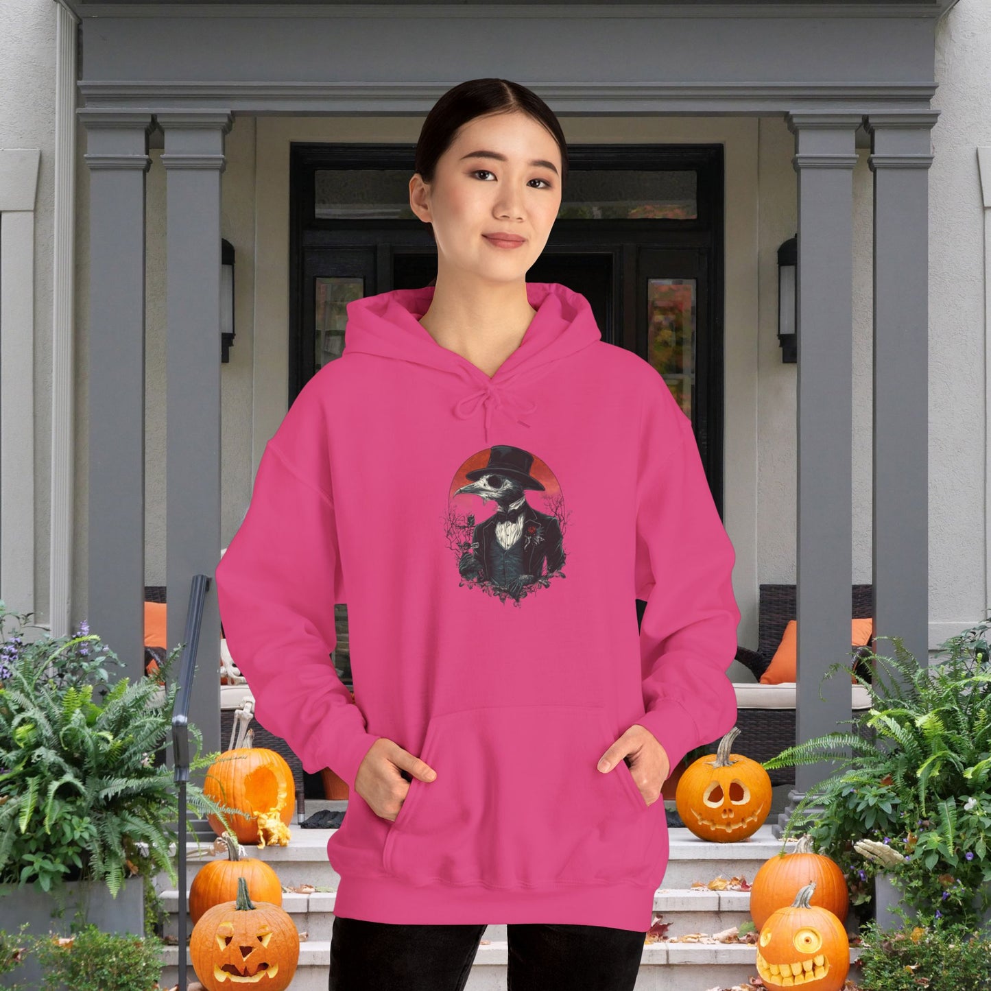 Halloween Scarecrow 3 Heavy Blend™ Hooded Sweatshirt