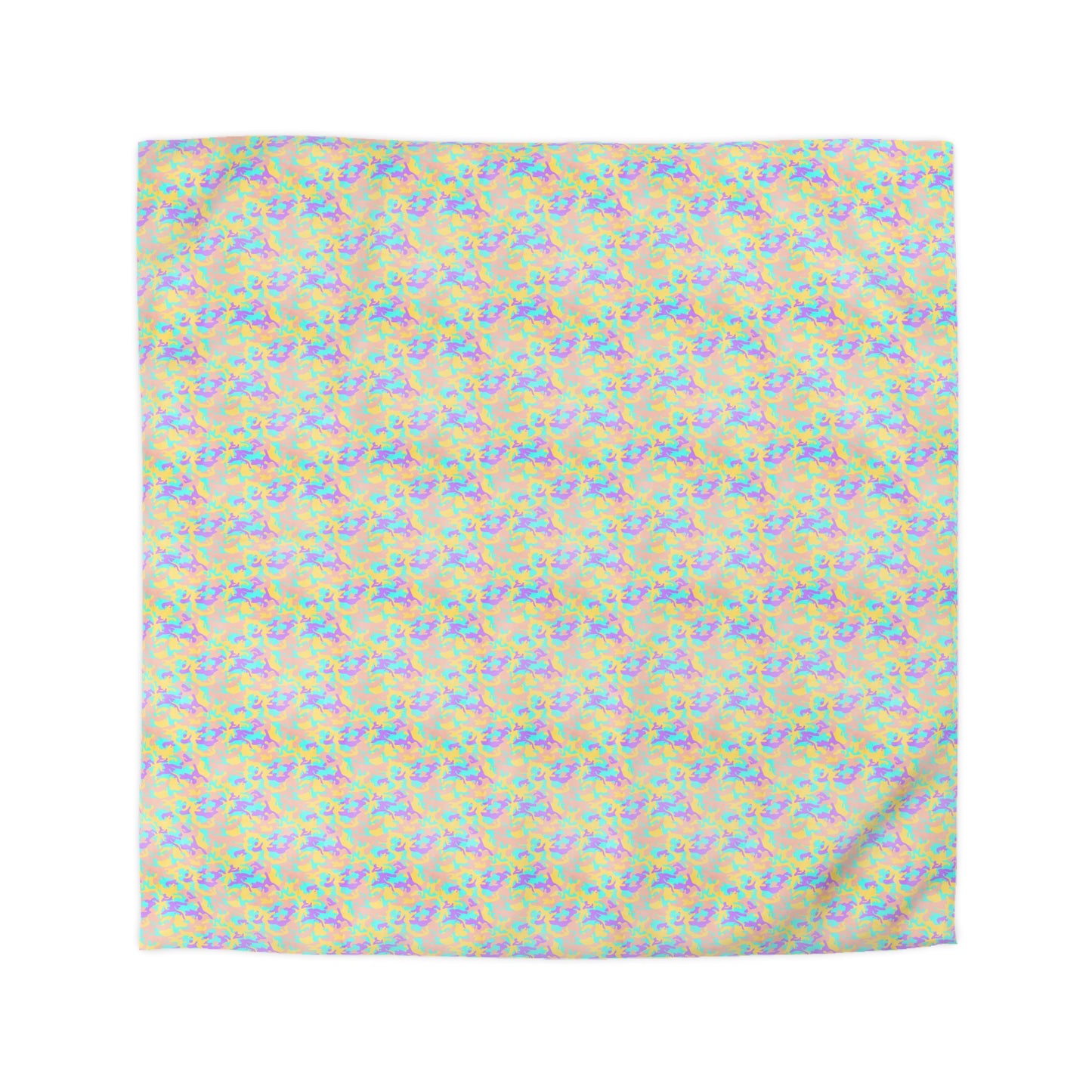 Dreamsicle Camo Microfiber Duvet Cover