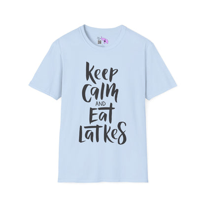 Keep Calm & Eat Latkes 2 Adult T-shirt