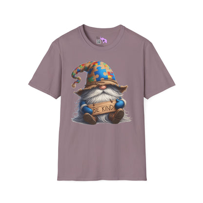 Be Kind Autism Awarness Gnome Adult T-shirt