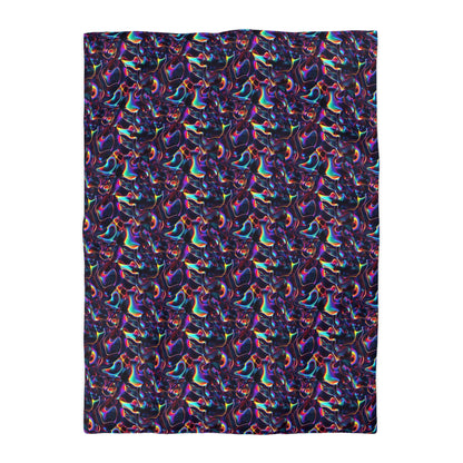 Holographic Mirage Microfiber Duvet Cover