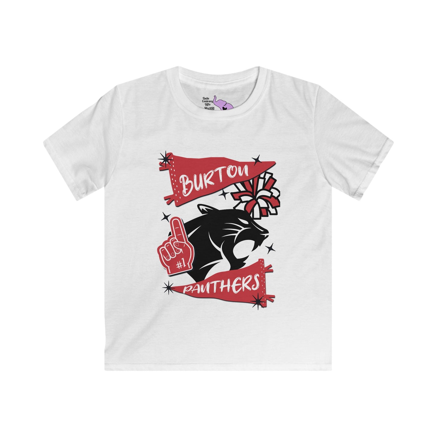 Burton Panthers #1 Youth Softstyle Tee