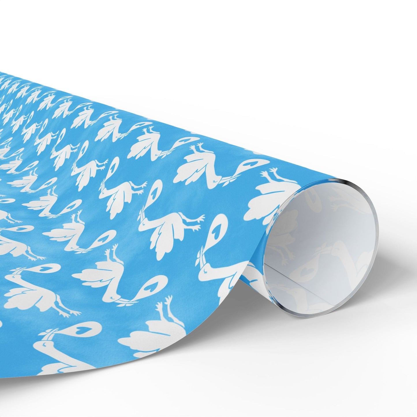 Blue Sky Baby Delivery Wrapping Paper