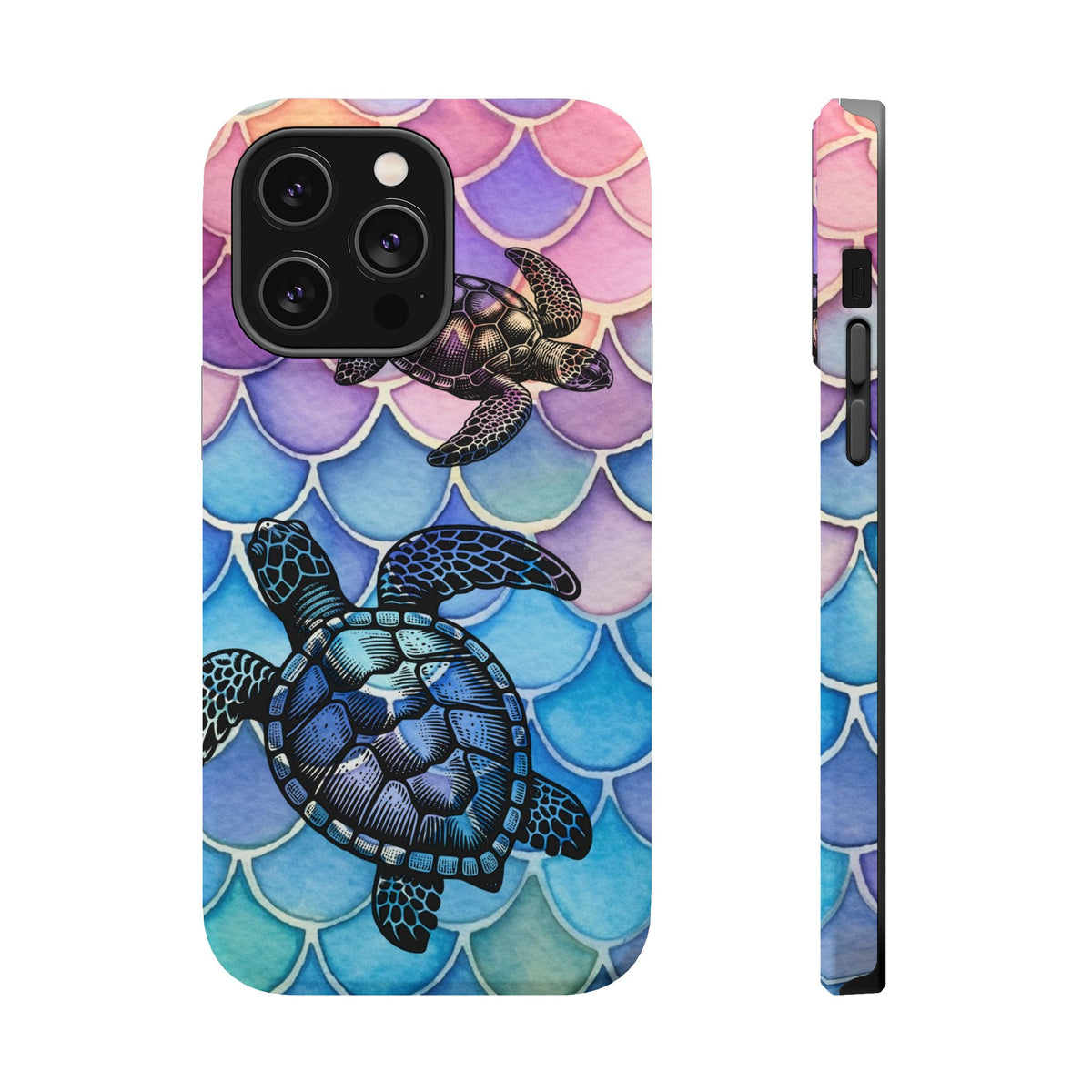 Sea Turtle Silhouette MagSafe® Compatible Tough Case for iPhone