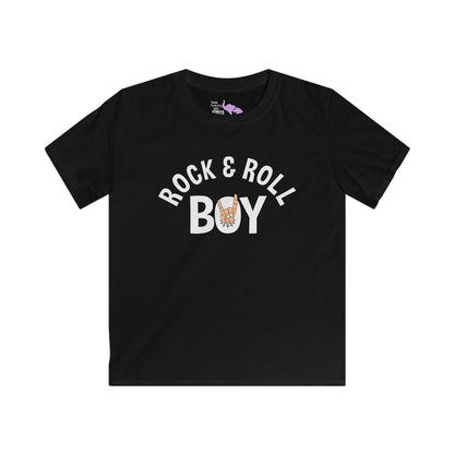 Rock & Roll Boy Kids Softstyle Tee
