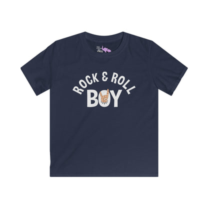 Rock & Roll Boy Kids Softstyle Tee