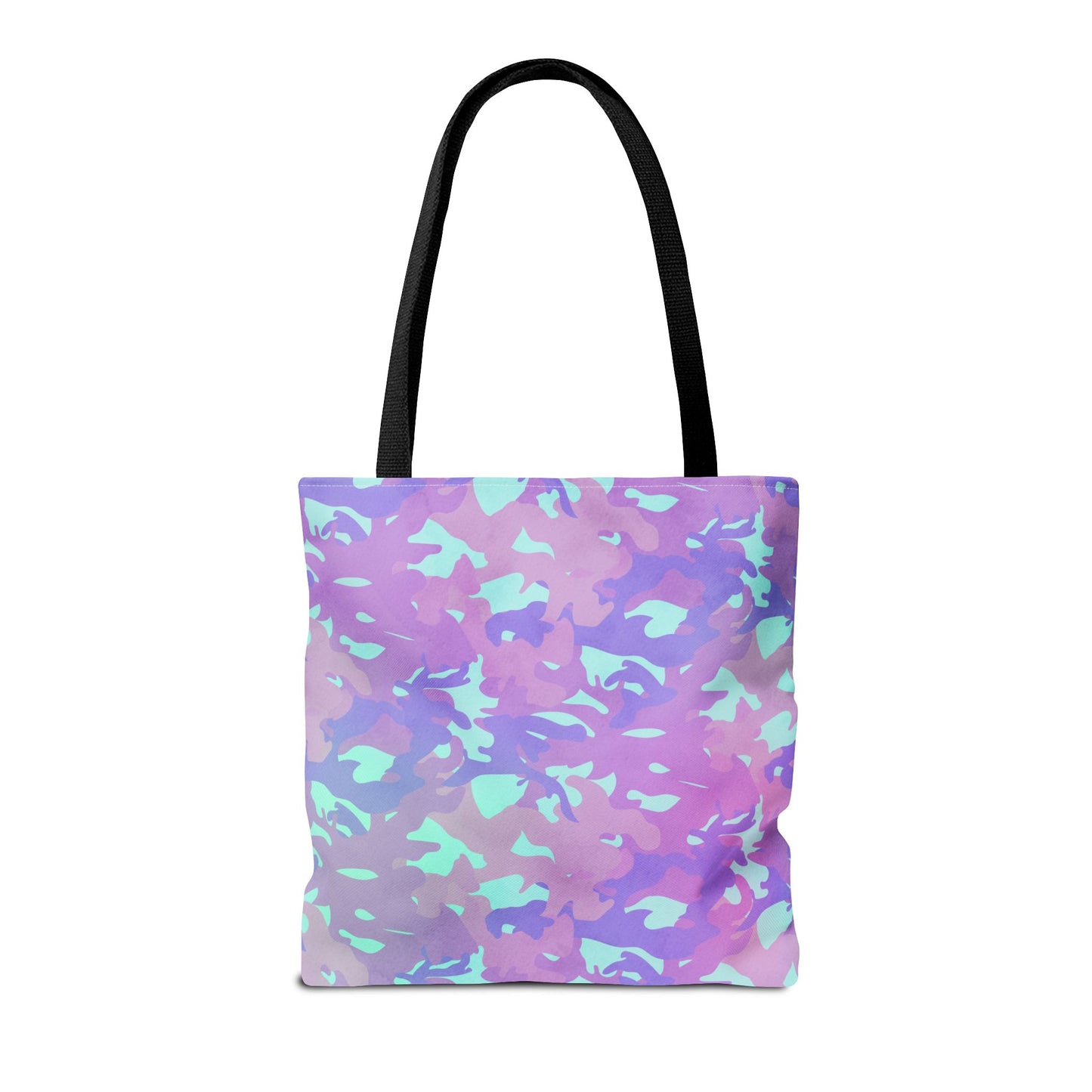 Lavender Mist Camo Canvas Tote Bag
