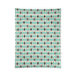 Teal/White Harlequin Comforter