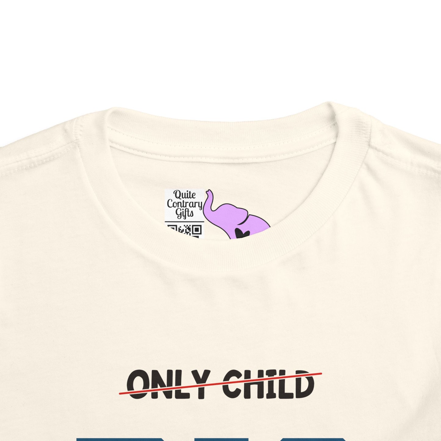 Promoted to Big Brother from Only Child Toddler Tee