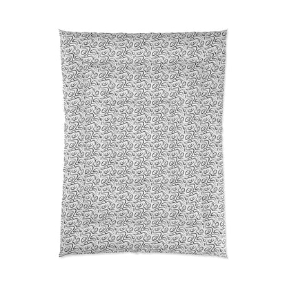 Grunge Scribbles Comforter